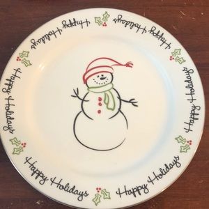 Christmas dinner plates